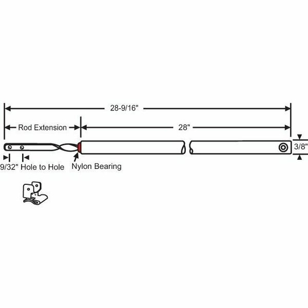 Strybuc 28in Spiral Balance 75-500A 75-S28R-2